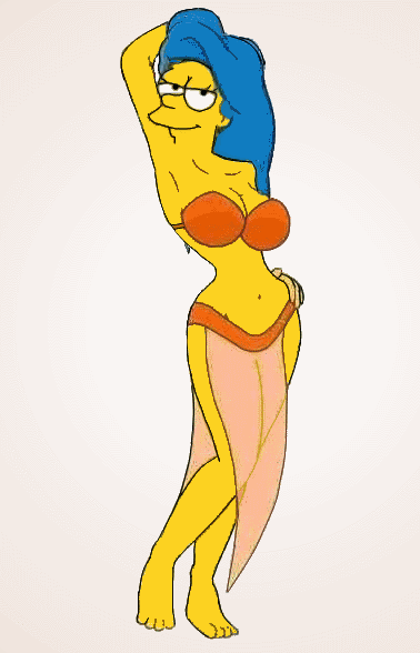 Marge Simpson as Manjula by paulibus2001 on DeviantArt.