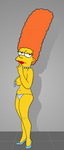 Marge Simpson as Tempest Storm by Paul-arama