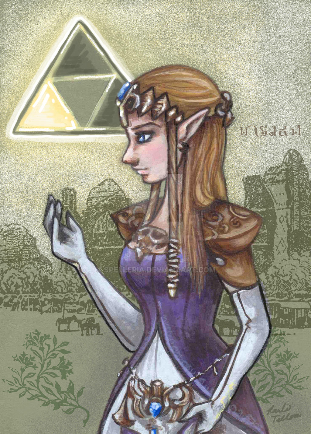 Zelda Timelapse Drawing