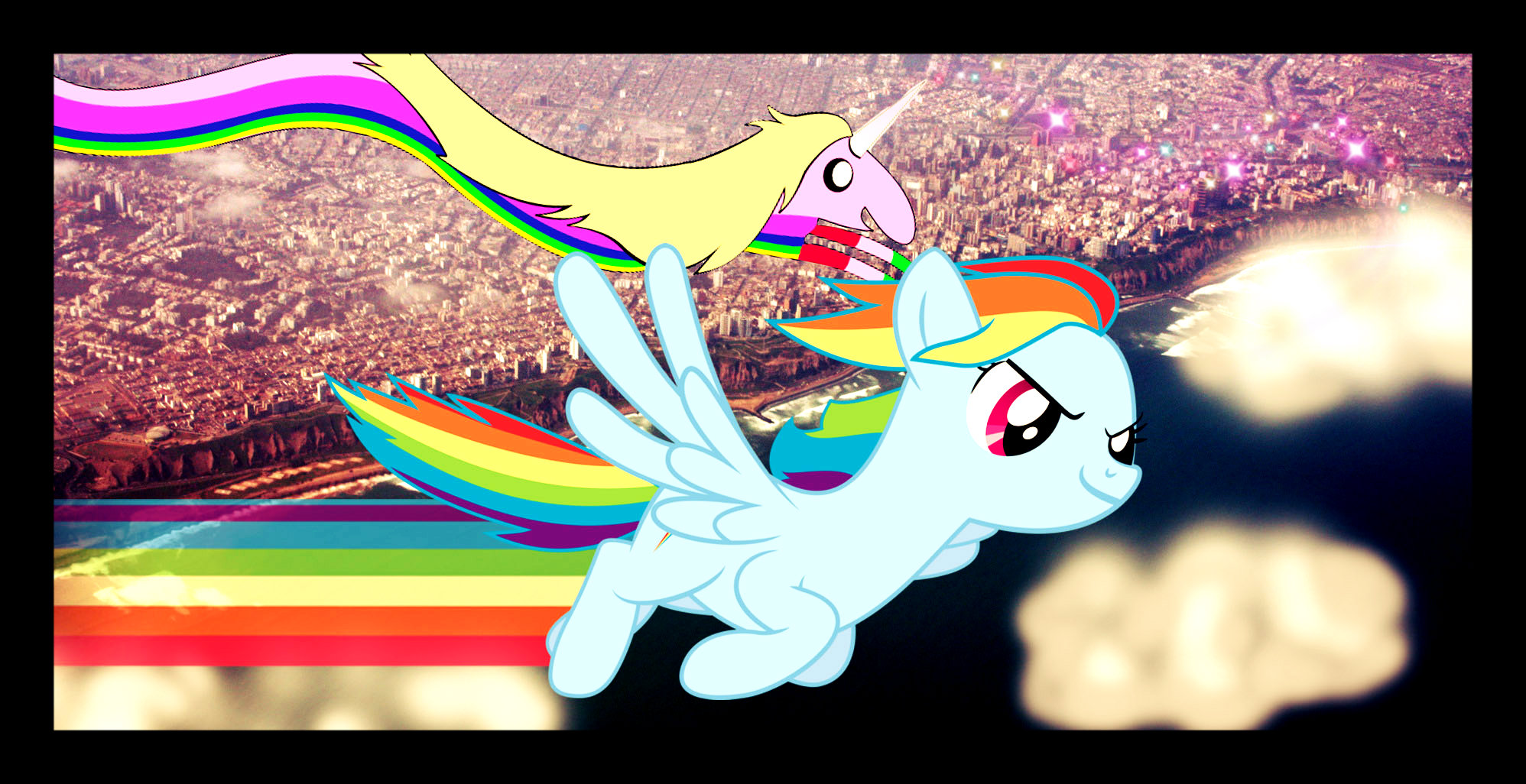 RainbowDash VS. Lady Raincorn