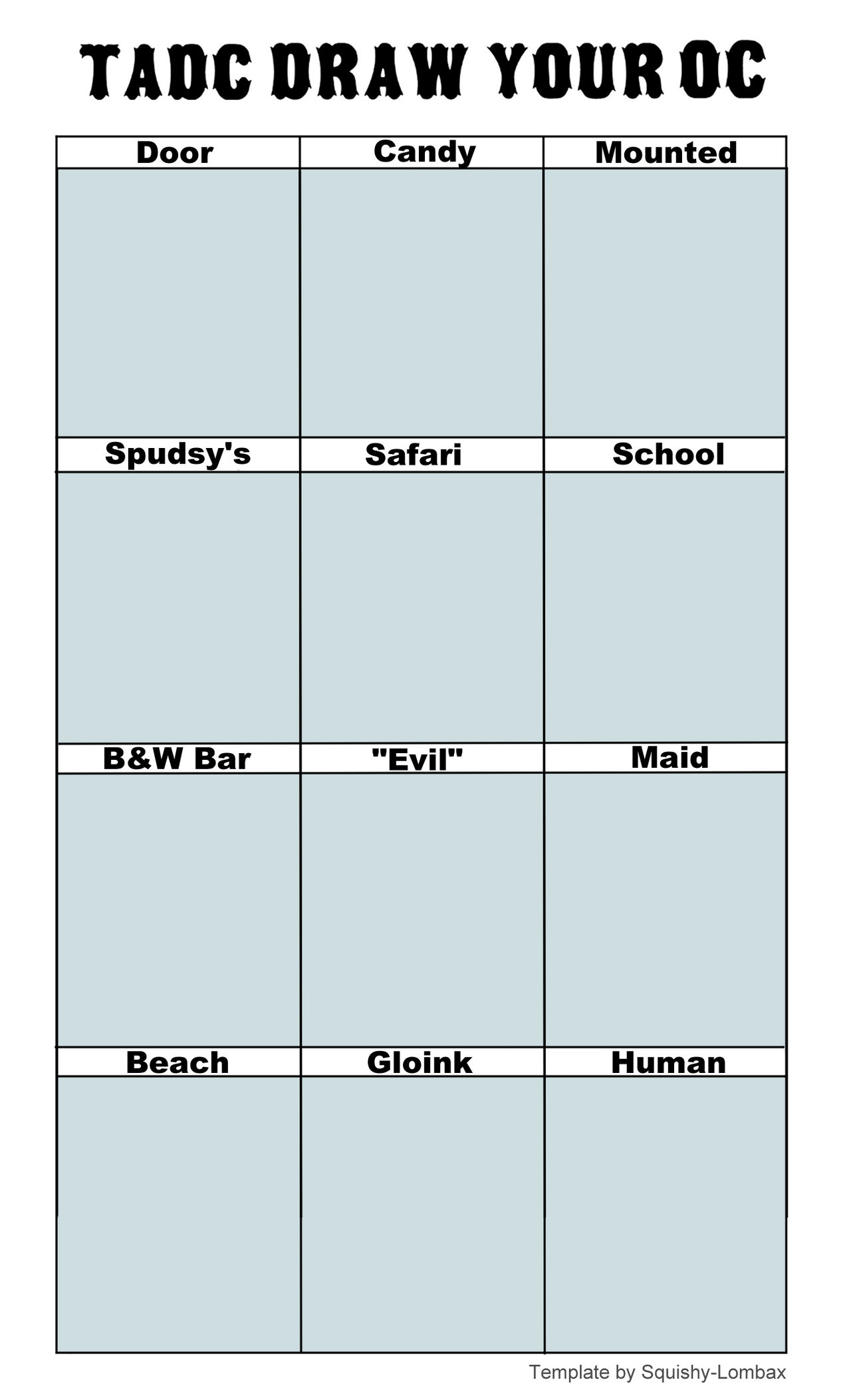 TADC Template/meme (Blank) by squishylombax on DeviantArt