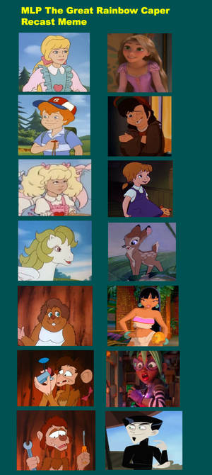 MLP The Great Rainbow Caper Recast Meme