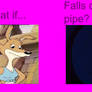 What if... Daisy Dingo falls down this pipe?