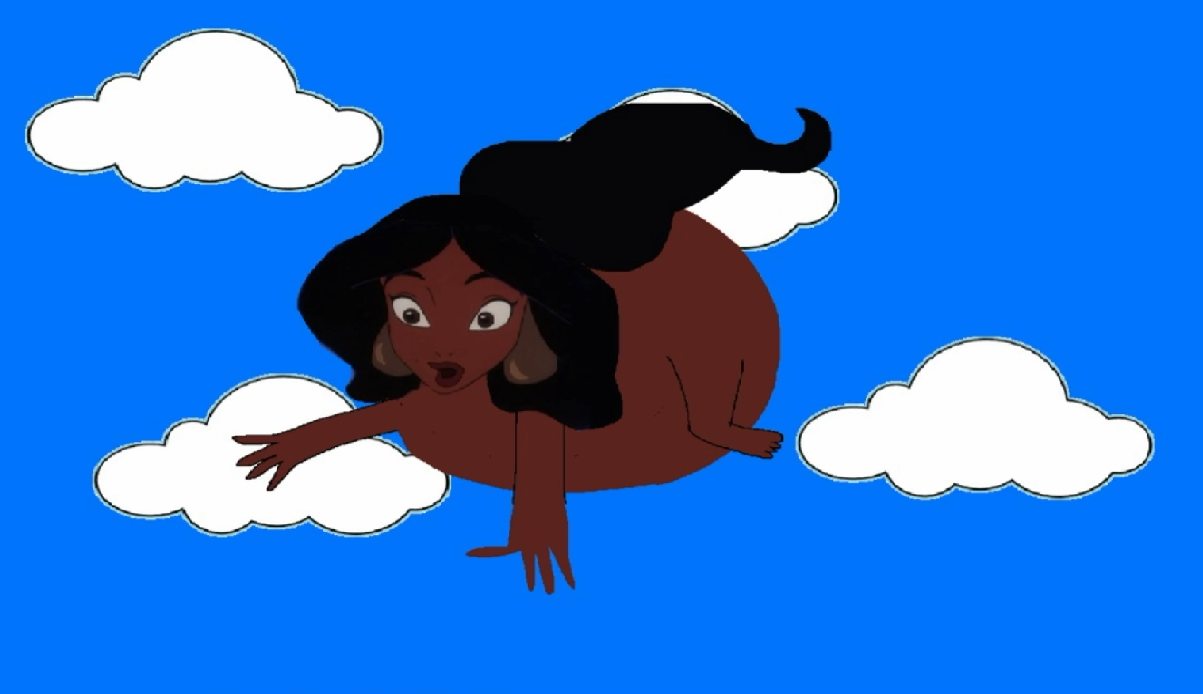 Jasmine goes flying