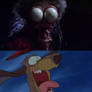 Large Marge scares itchy