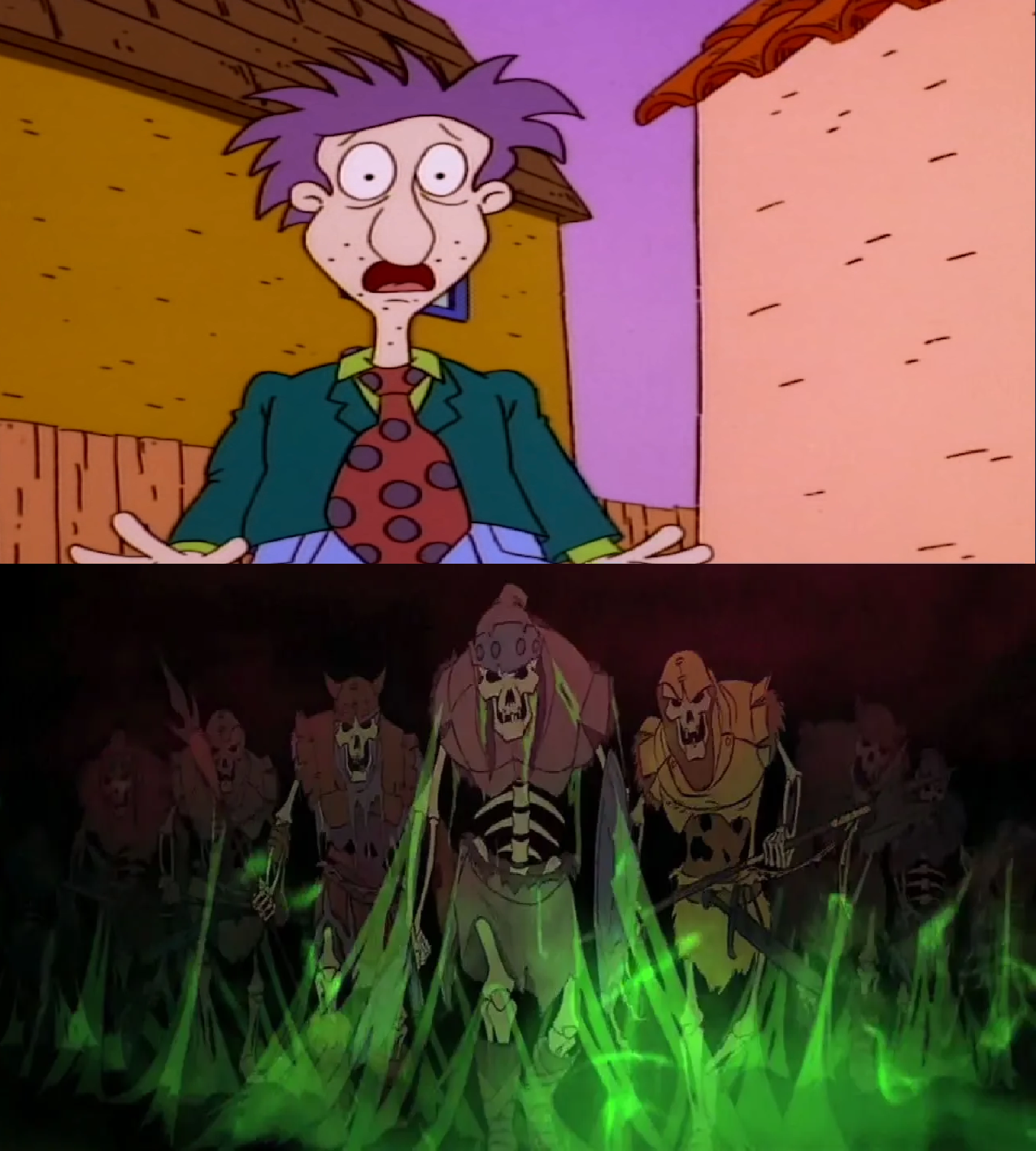 Simpsons Cauldron Stu Pickles sees the cauldron born by JamesthemovieMan on DeviantArt
