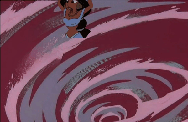 Jasmine in the water spout