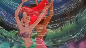 Ariel and Gabriella spinning GIF