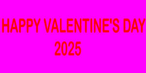 Happy Valentine's day logo