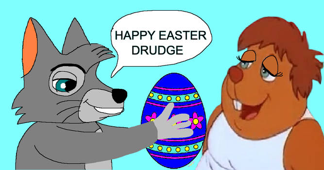 David Giving Drudge an Easter Egg