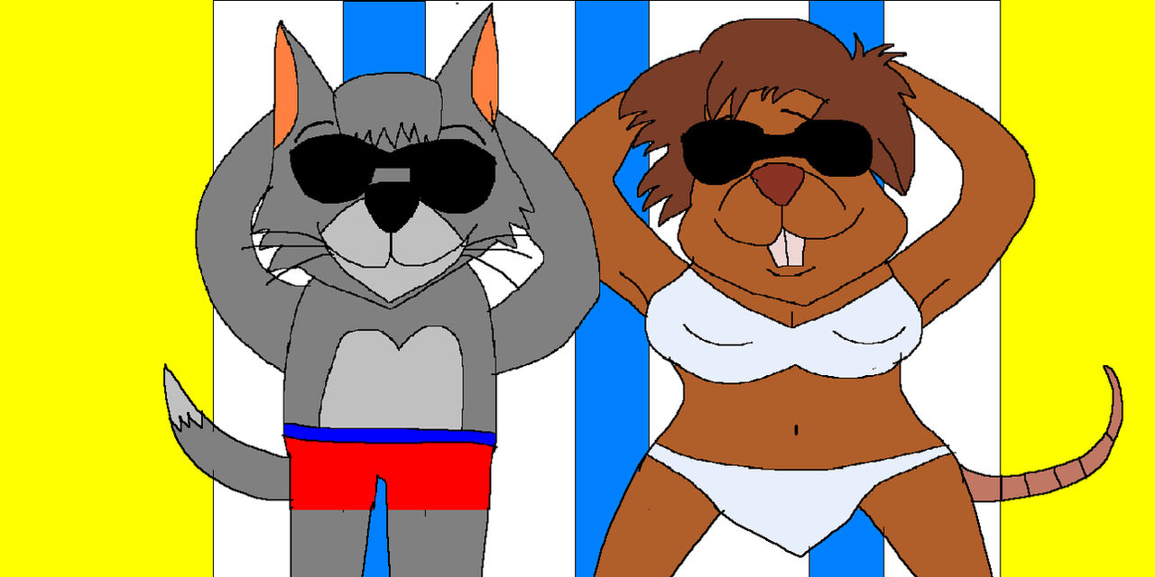 David and Drudge at the beach