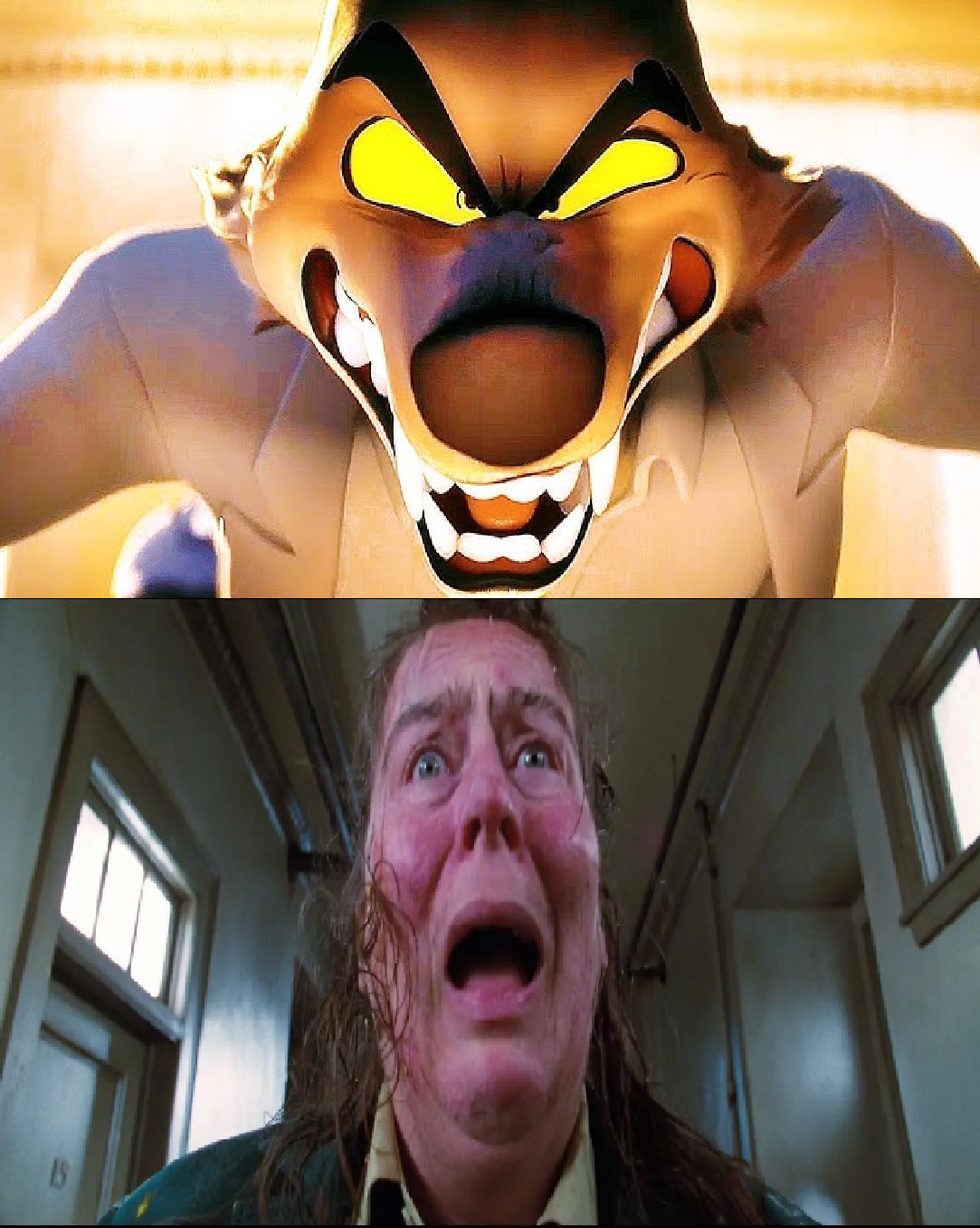 Mr Wolf scares Miss Trunchbull