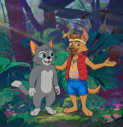 David and his friend Raww