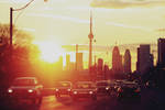 Sunset in Toronto by weruninhalflight