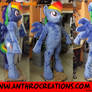 RD 2015 Fursuit Pony Horse with a Rainbow Tail