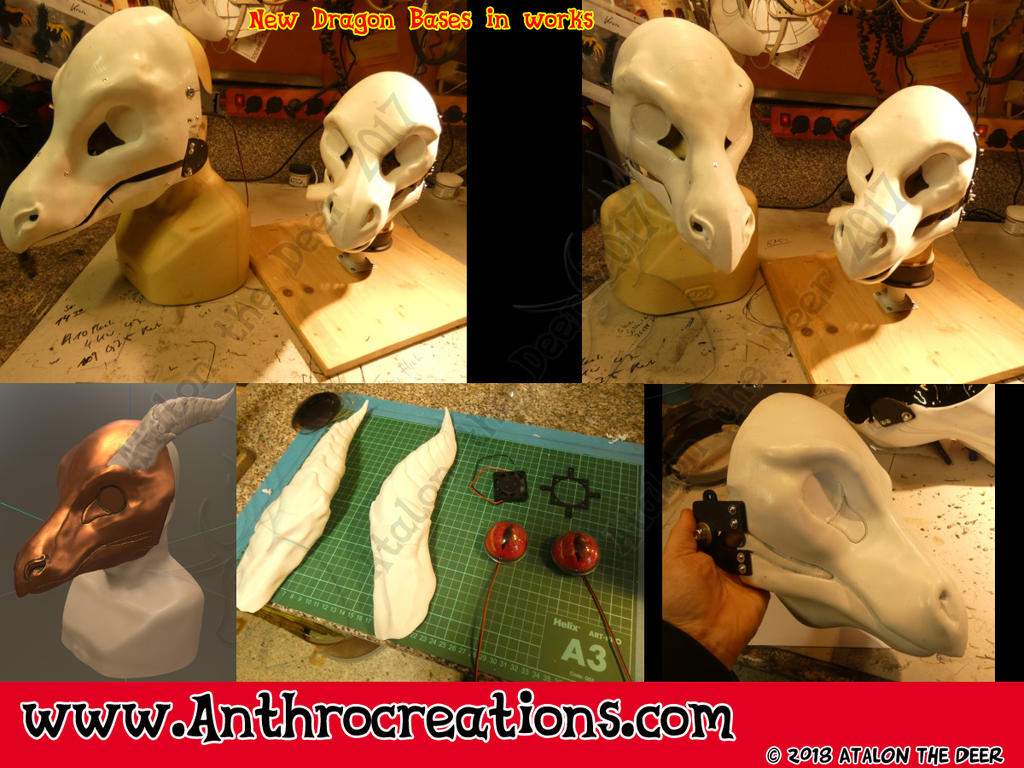 New Dragon Head Bases in works by AtalontheDeer