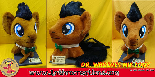 Dr Whooves Fursuit MLP Head (mini Partial)