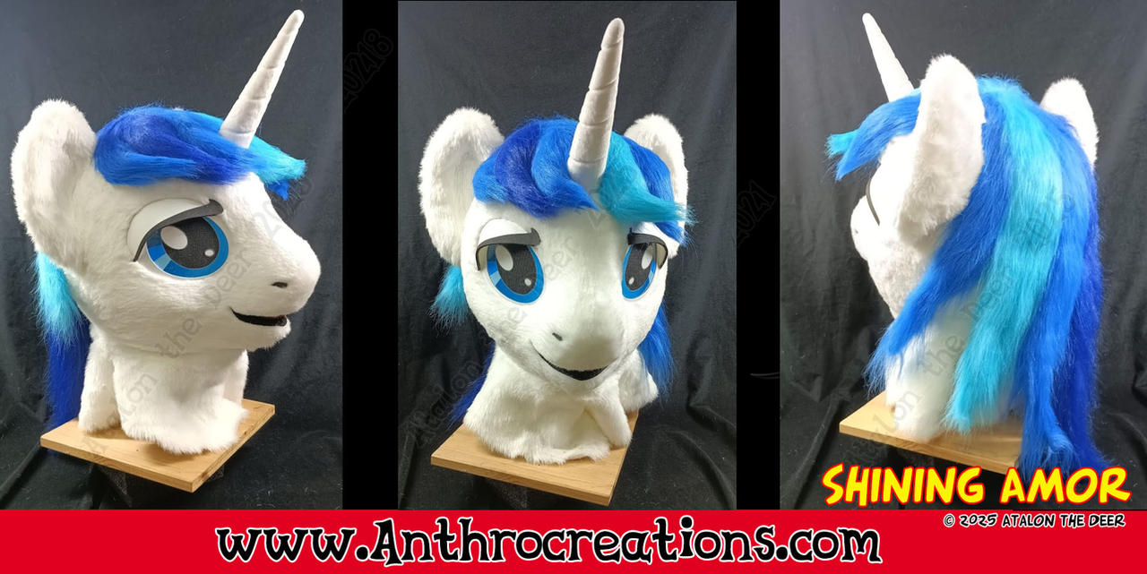 MLP Shining Amor Costume Fursuit Head 2025