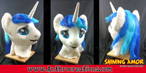 Shining Amor Costume Fursuit Head MLP