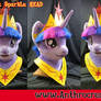MLP Fursuit Costume Head Princess Twilight Sparkle