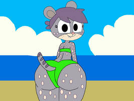 Mandy en la playa