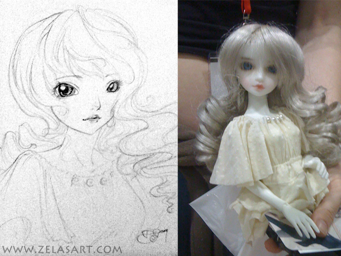 sketching BJDs