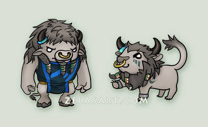 Chibi Tauren WoW Commissions