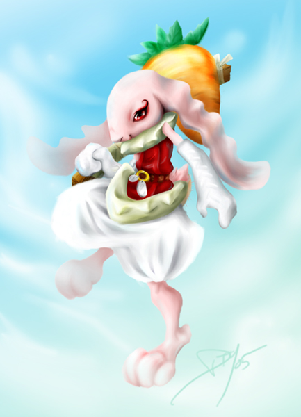 BunnyGirl Painting