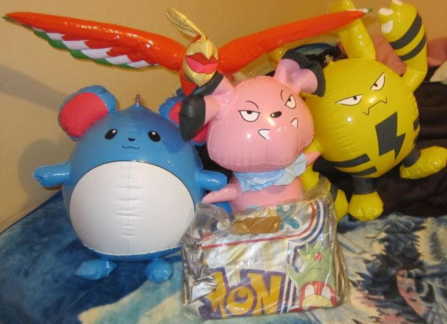 Inflatable Pokemon Set With Banner 2000 by PoKeMoNosterfanZG on DeviantArt