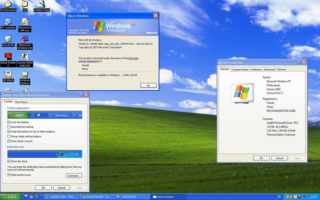 My Windows XP SP3 Professional School Version 11 by PoKeMoNosterfanZG ...
