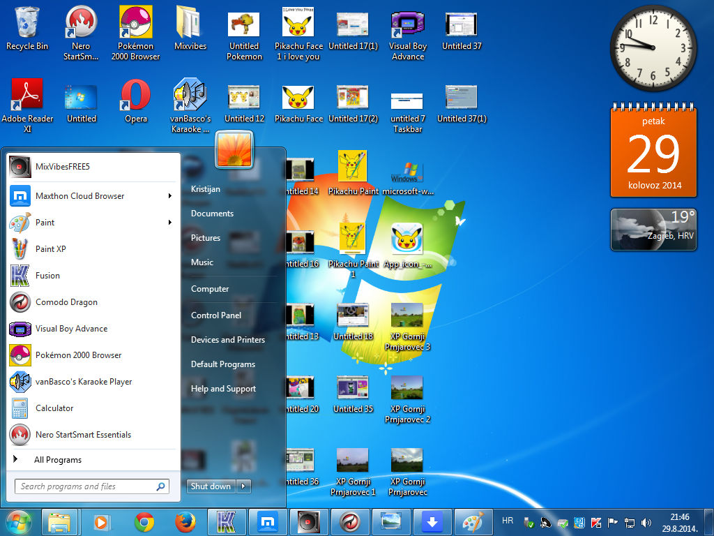 My Windows 7 SP1 Professional With Start Menu by PoKeMoNosterfanZG on ...