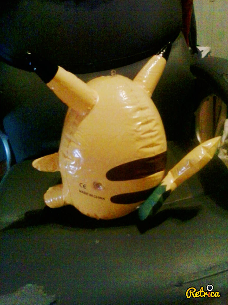 My Inflatable Pikachu BackSide in Shine Effect by PoKeMoNosterfanZG on ...