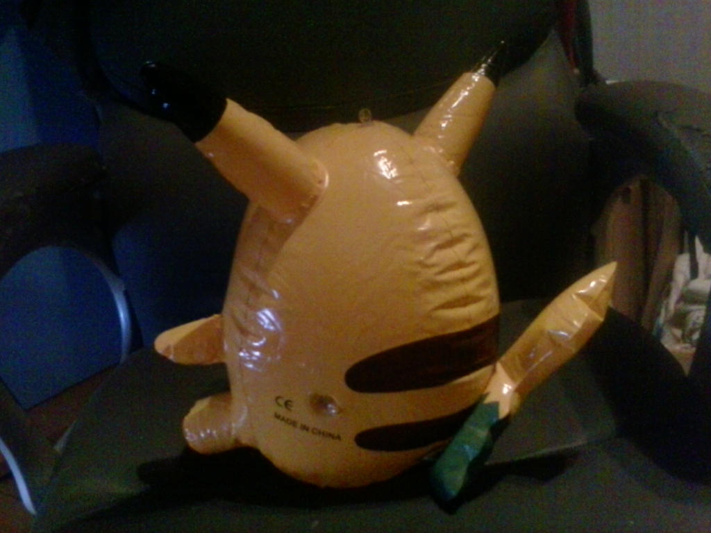 My Inflatable Pikachu Toy Back 7 by PoKeMoNosterfanZG on DeviantArt