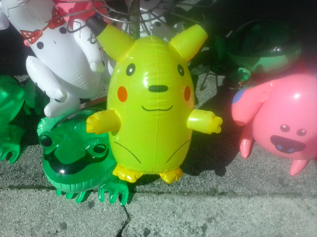Inflatable Blow Up Pikachu Toy 2 by PoKeMoNosterfanZG on DeviantArt