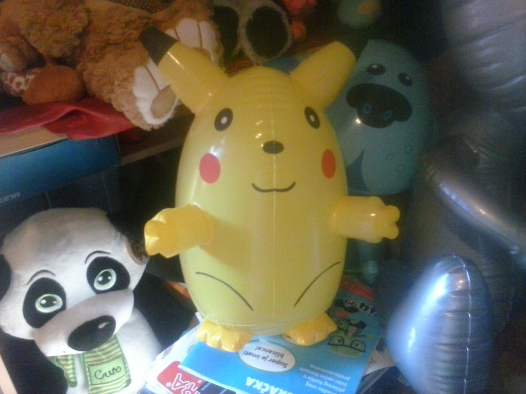 My Inflatable Blow Up Pikachu Toy 12 by PoKeMoNosterfanZG on DeviantArt