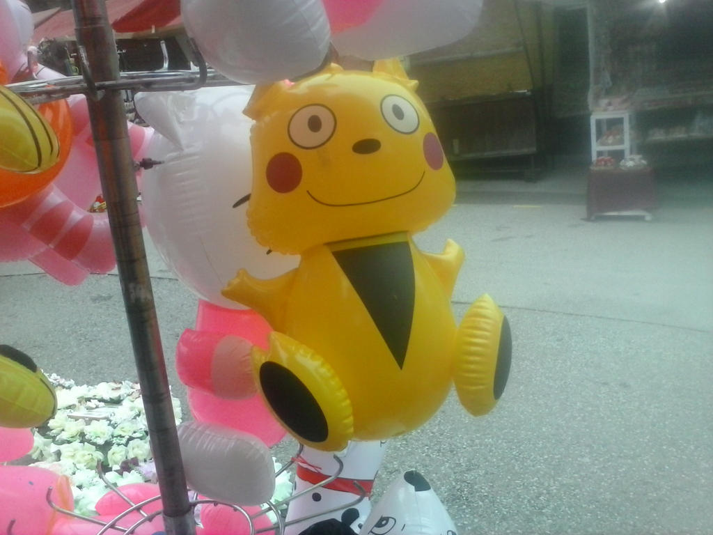 Inflatable Fake Pikachu Toy by PoKeMoNosterfanZG on DeviantArt