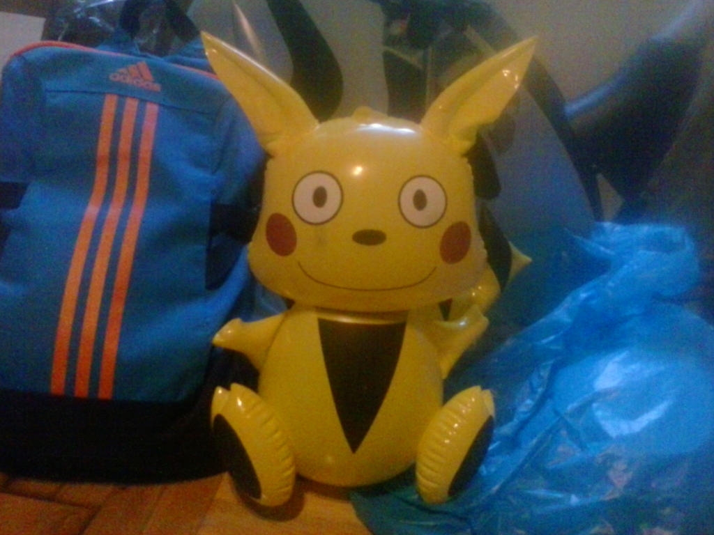 My Inflatable Fake Pikachu Toy 12 by PoKeMoNosterfanZG on DeviantArt