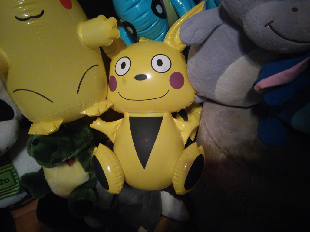 My Inflatable Fake Pikachu Toy 90 by PoKeMoNosterfanZG on DeviantArt