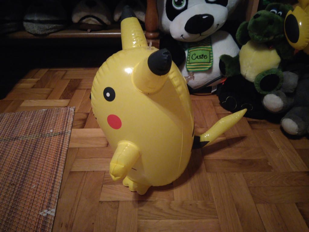 My Inflatable Blow Up Pikachu Toy 195 by PoKeMoNosterfanZG on DeviantArt