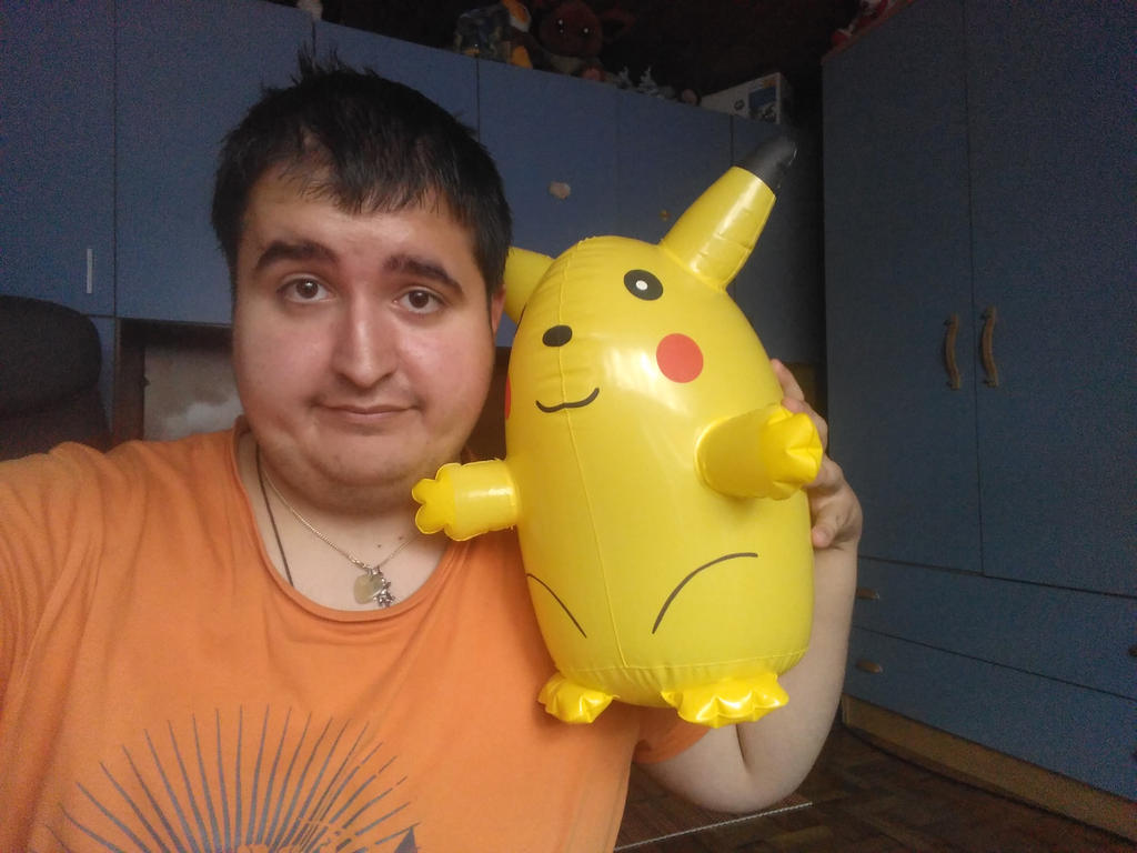 Me and My Inflatable Pikachu Toy 4 by PoKeMoNosterfanZG on DeviantArt
