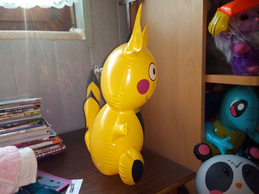 My Inflatable Fake Pikachu Toy 172 by PoKeMoNosterfanZG on DeviantArt