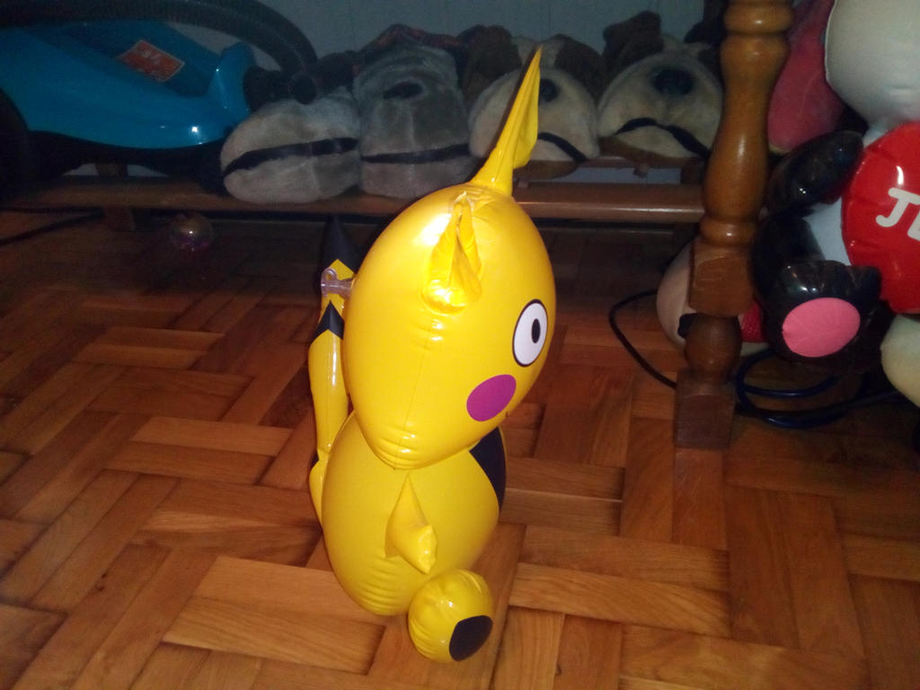 My Inflatable Fake Pikachu Toy 189 by PoKeMoNosterfanZG on DeviantArt