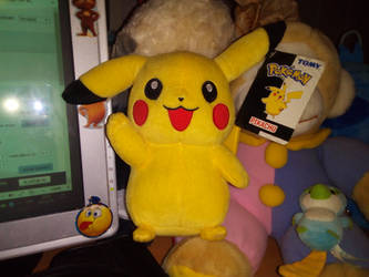 My Pikachu Plush TOMY 56 by PoKeMoNosterfanZG