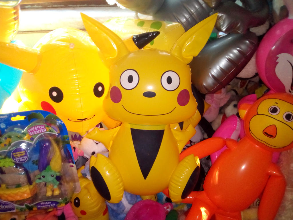 My Inflatable Fake Pikachu Toy 248 by PoKeMoNosterfanZG on DeviantArt