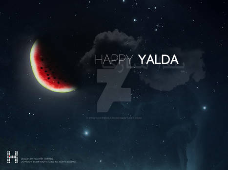 Happy Yalda Poster Graphic Design