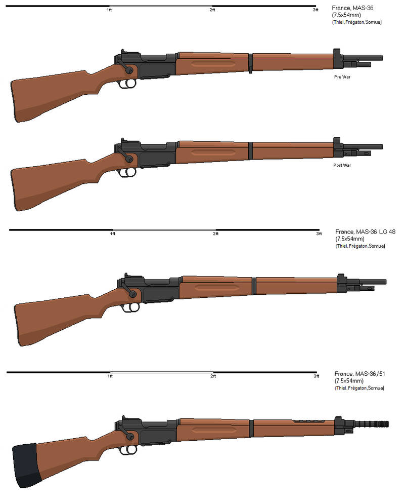Mas 37 Gunbucket - MAS 36 variants by Teimudjin on DeviantArt