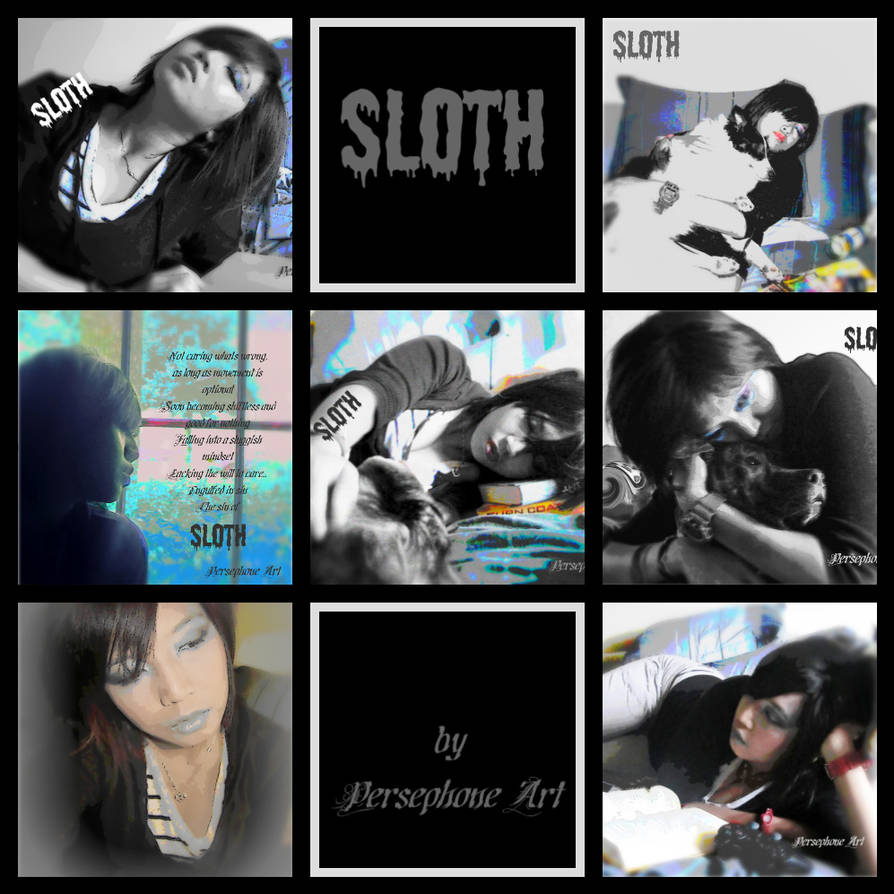 7 deadly sins Sloth by Persephone-Art on DeviantArt