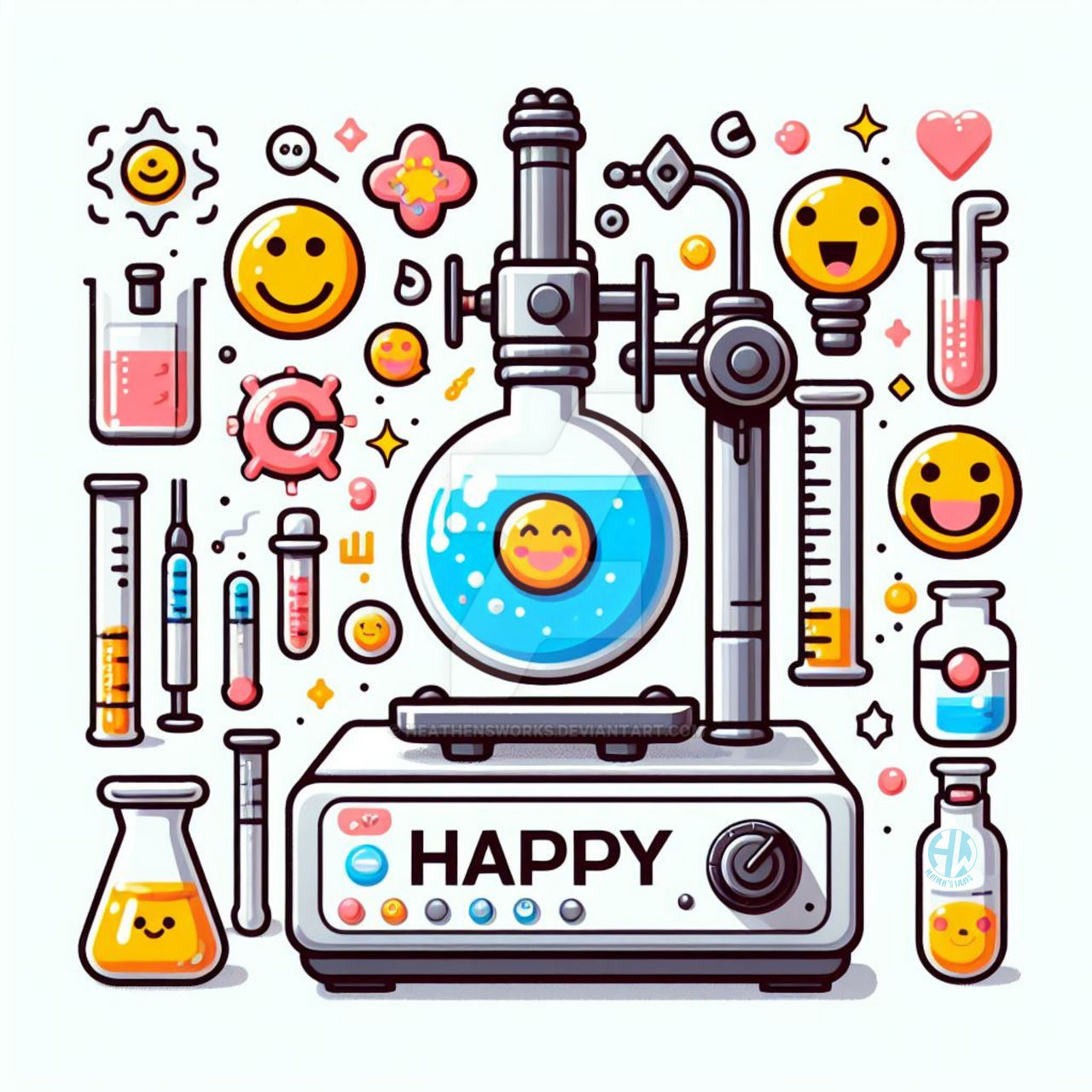 The Science of Happy by HeathensWorks on DeviantArt