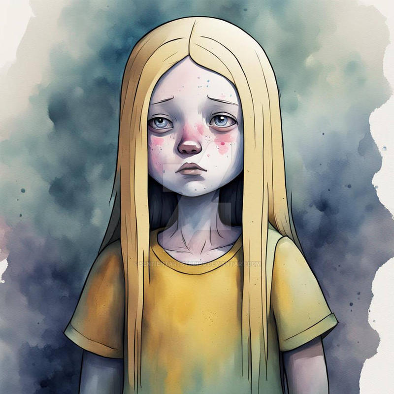 Deviantart Sad The Other Sad Girl by SentientArtStudios on DeviantArt