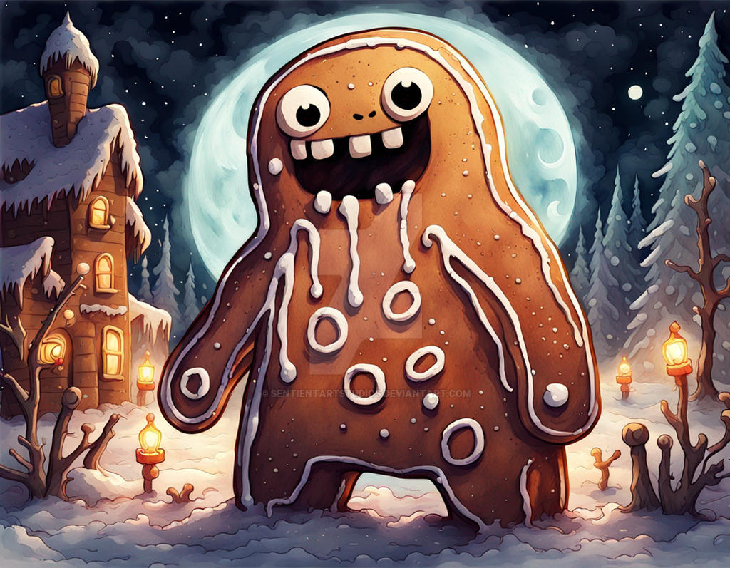 The Gingerbread Man by SentientArtStudios on DeviantArt
